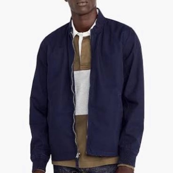 Nwt J Crew Mens Navy Everyday Bomber 